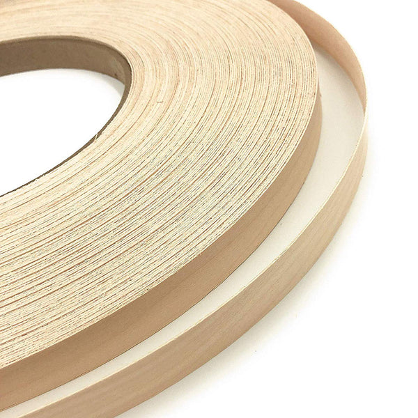 Edge Banding 2 50ft Roll Wood Veneer Strips with Hot Melt Adhesive Iron-on  W
